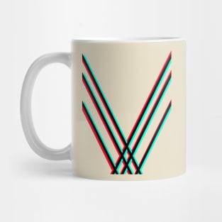 3d stripes Mug